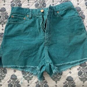 BDG dark turquoise shorts
